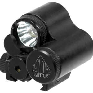Leapers UTG LTELP28R sub-compact LED light with adjustable red laser on Picatinny mount
