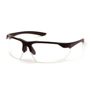 Pyramex Drone 2.0 shooting glasses black frame with clear anti-fog lens