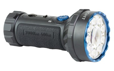 Olight Marauder Mini 7000L rechargeable flashlight in black