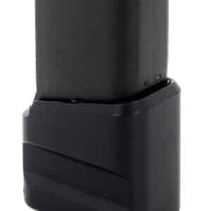 Cross Armory CRG+5MEG19BK black aluminum magazine extension for Glock 19 Gen 1-5