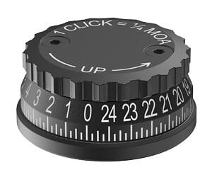 Burris Synergy Advanced Capped knob matte black turret accessory