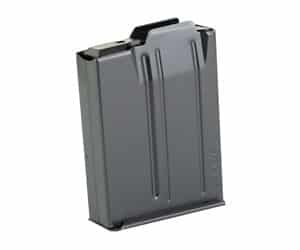 MDT AICS 10-round metal magazine in black with binder plate