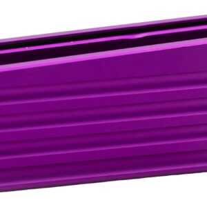 Area 419 Plus 4 magazine extension in purple mounted on a magazine