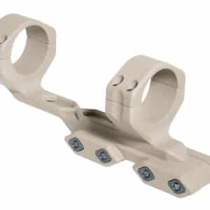 Timber Creek Outdoors Enforcer 34mm cantilever scope mount in Flat Dark Earth on a Picatinny rail