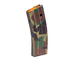 DURAMAG 30-round aluminum magazine in M81 Woodland camo for AR rifles