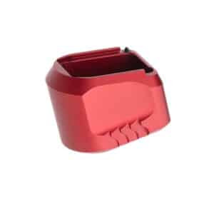 TYRANT CNC red aluminum magazine extension for S&W M&P full-size 9/40, 5rd