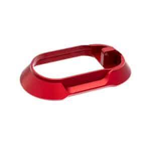 Tyrant CNC TDVP9MWRED red anodized aluminum magwell for Heckler & Koch VP9 and VP40