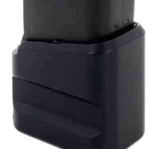 Cross Armory CRG+5MEG17BK magazine extension for Glock 17 Gen 1-5, black aluminum, 5rd