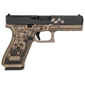 Glock V-Series Model 20 Bear 10mm Auto pistol with 4.61-inch ported barrel and MOS optic-ready slide