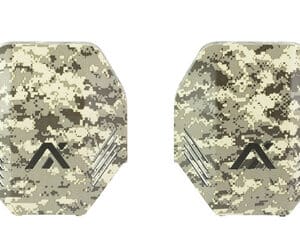 AXIL MX Plate polymer over-the-head earmuff set in digital camouflage