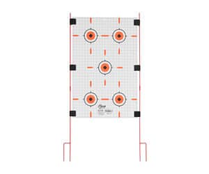 Allen Company Stow-N-Go two-piece target stakes 52 inch with Alligator target clips