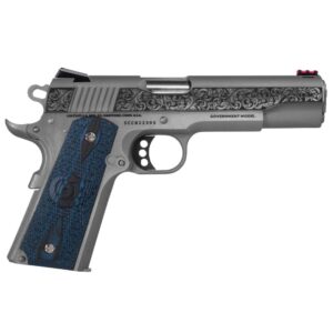 Colt Competition Model Filigree Slide 1911 stainless frame 5-inch barrel, G10 grips