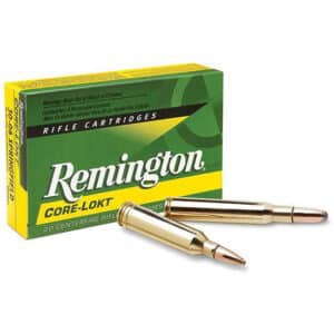 Remington Core-Lokt 6mm Creedmoor 100gr PSP rifle ammunition 20rd box