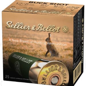 Sellier & Bellot 12 GA 2-3/4 inch 00 Buckshot 25-count box