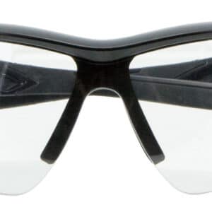 Howard Leight Uvex Acadia clear lens safety glasses black frame