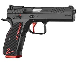 CZ Shadow 2 Target TALO 9mm 5in Black Nitride with red accents