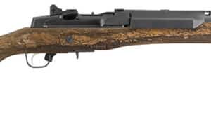Ruger Mini 14 Ranch Limited Edition rifle, 5.56 caliber, 18.5-inch barrel, engraved hardwood stock