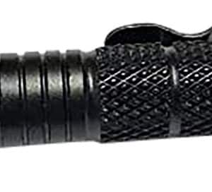 Uzi Accessories UZITACPEN2BK UZI Defender Black Aluminum Self Defense Pen Features Glass Breaker