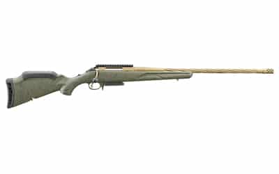 Ruger American Gen II Predator .270 Win 22in spiral-fluted threaded barrel green splatter stock