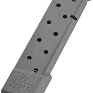 CMC Power Mag 10rd .45 ACP magazine for 1911 Government, black stainless steel