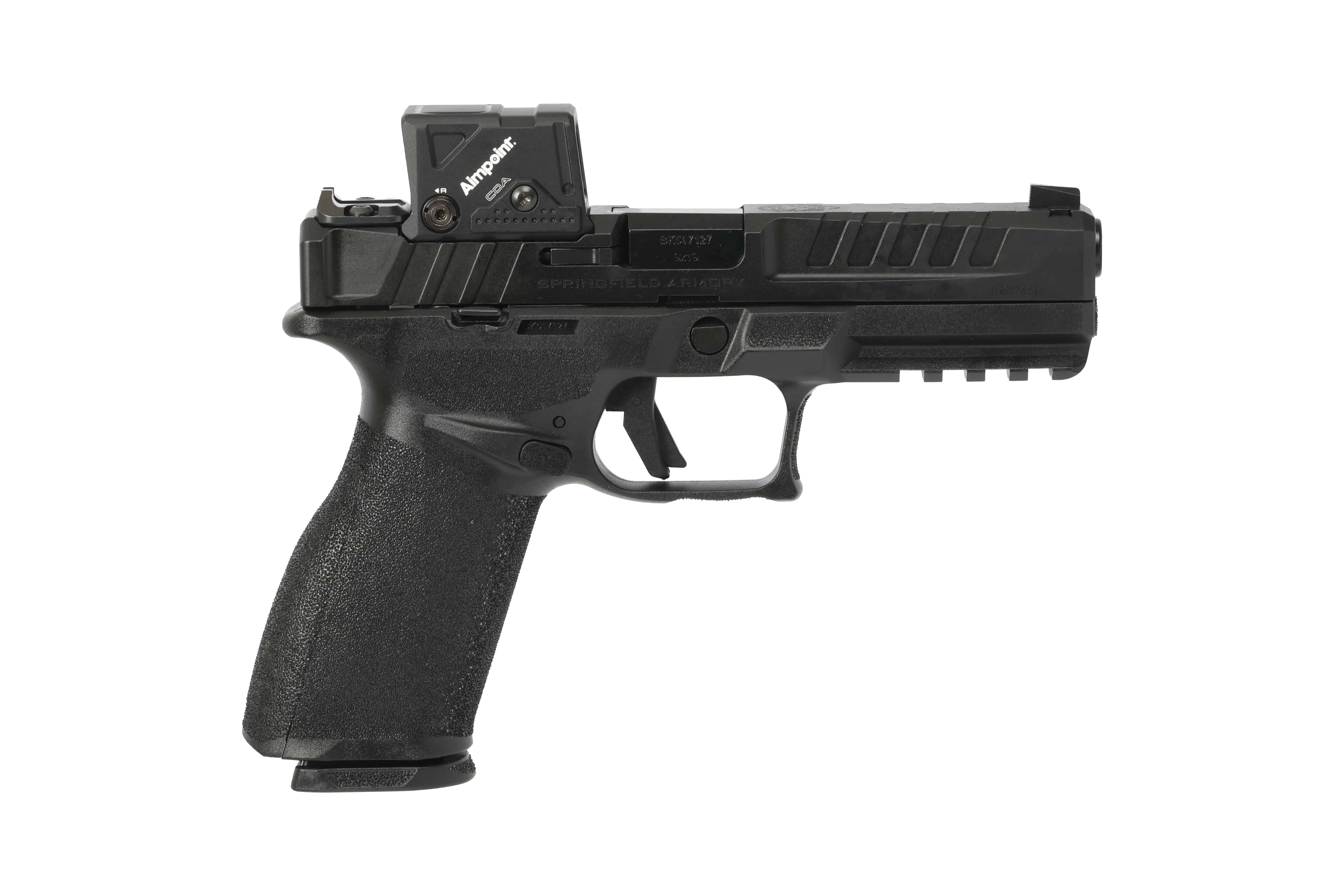 Springfield Armory Echelon 9mm 4.5-inch pistol, black, optics-ready with Aimpoint COA, includes 17- and 20-round magazines