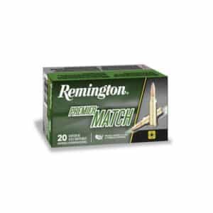 Remington Premier Match .223 Rem 52 gr Boat Tail Hollow Point 20-count box