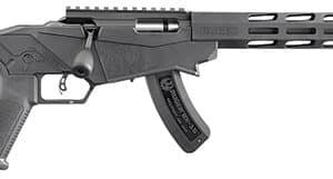 Ruger Precision Rimfire .22 LR rifle with 18-inch threaded barrel and 15-inch M-LOK handguard