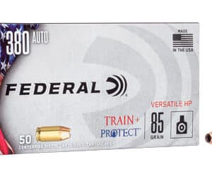 Federal Train & Protect .380 ACP 85gr VHP ammunition 50 round box