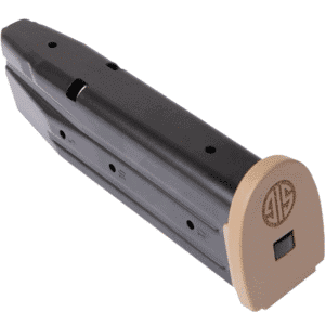 Sig Sauer MAGMODF917COY P320 17rd 9mm Luger For Sig P320/M17/M18 Black/Coyote S