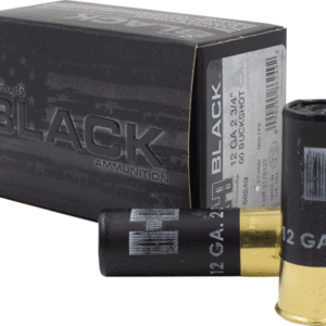 Hornady BLACK 12 Gauge 2.75in #00 Buckshot, 8 Pellets, 10rd Box
