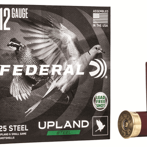 Federal Upland Steel 12ga 2-3/4" 1-1/8oz #6 25rd