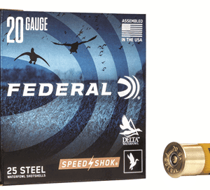 Federal Speed-Shok 20ga 3in 7/8oz #4 25rd