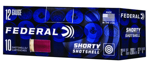Federal Shorty Shotshell 12ga 1.75in 4 Buck 10rd