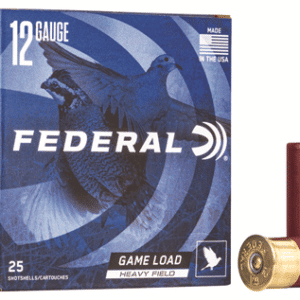 Federal H1234 Game-Shok Heavy Field 12 Gauge 2.75" 1 1/8 oz 1255 fps 4 Shot 25 B