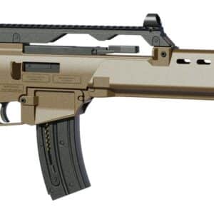 Heckler & Koch G36 .22 LR rimfire rifle 18.13 in barrel Flat Dark Earth folding stock