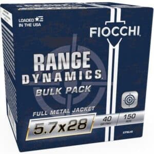 Fiocchi Range Dynamics 5.7x28mm FMJ 150-round box product image