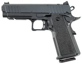 Tisas 1911 Carry B9R Double Stack 9mm 4.25in black pistol side view