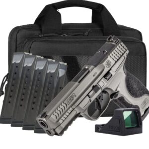 Smith & Wesson M&P9 M2.0 Metal 9mm 4.25in pistol bundle with Viridian RFX11 and Savior bag