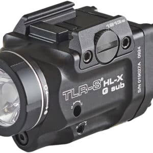Streamlight TLR-8 HL-X G Sub 1000 lumen rail-mounted light with green laser, 1913 short