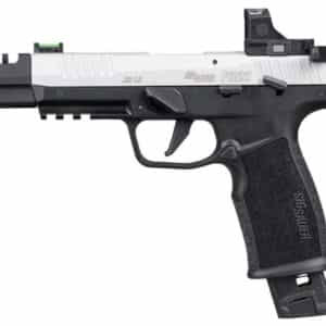 Sig Sauer P322 Competition .22 LR 4 inch two-tone pistol with ROMEO-RS Compact red dot