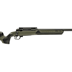 Savage 110 Core Predator 6.5 Creedmoor rifle with 22 inch fluted barrel and green synthetic stock