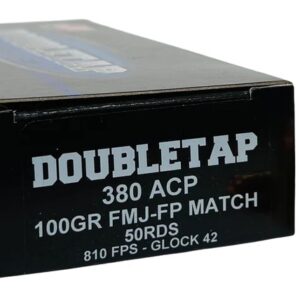 Double Tap Ammunition .380 ACP 100gr match-grade box