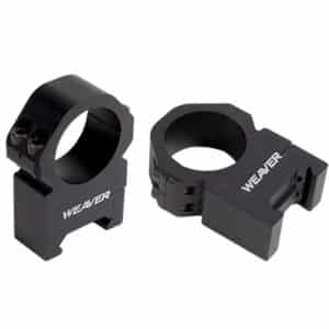 Weaver Precision 30mm medium matte black scope rings