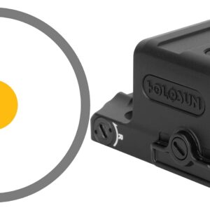 Holosun EPS Carry enclosed pistol red dot sight 6 MOA gold dot black