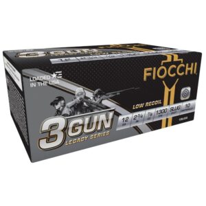 Fiocchi 3-Gun Match 12 Gauge 2.75in 7/8oz Slug Shotshells 10/Box