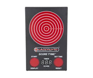 LaserLyte Score Tyme 13-inch laser trainer target with LED score display