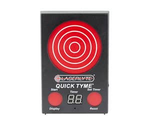 LaserLyte Quick Tyme Laser Trainer Target 5-inch black and red, 9.5 x 6.5 x 1.25 inches