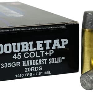 DoubleTap Ammunition .45 Colt 335gr Hard Cast Solid 20 rounds per box