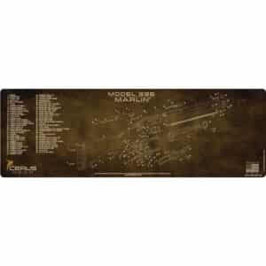 MARLIN MODEL 336 SCHEMATIC RIFLE PROMAT - VINTAGE BROWN