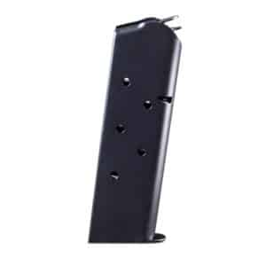 Check-Mate full-size 1911 7-round .45 ACP magazine in matte-blued steel
